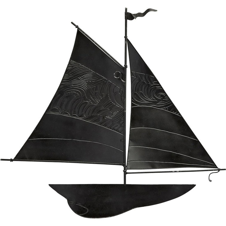 Breakwater Bay Metal Capiz Sailing Ship Wall Decor & Reviews Wayfair
